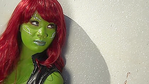 Shower speechless, ala in cum video