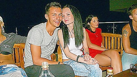 Sexy blonde fucked on a ride