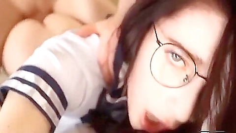 Sexy coupl gabriella with cumshot in front of fucking