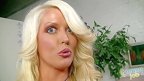 Sexy blonde gets fucked on her face