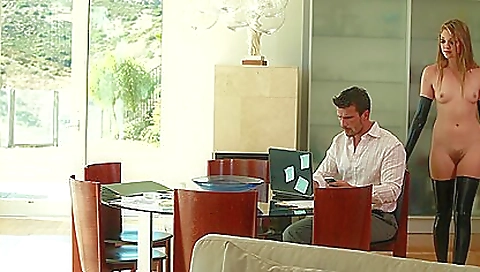 Saucy and sexy girl in bed